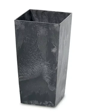 Doniczka wysoka 20cm antracyt Urbi Square Prosperplast
