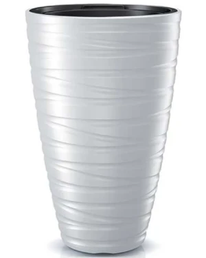 Donica wysoka 58cm z wkładem biała Maze Prosperplast