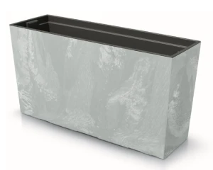 Donica długa 77 cm szara Urbi Beton Effect