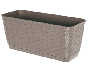 Prosperplast doniczka balkonowa 49 cm mocca Ratolla Case PW