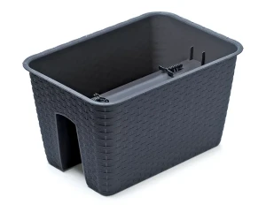 Skrzynka balkonowa 40 cm antracyt Ratolla Railing Square