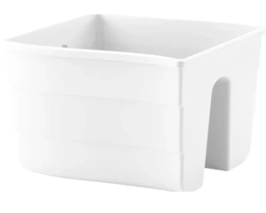 Form Plastic skrzynka balkonowa 29,5 cm biała Fala Railing