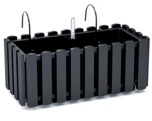 Doniczka na balkon 38 cm antracyt Boardee FenceCase