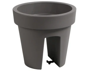 Prosperplast doniczka balkonowa 25 cm szara Lofly Railing