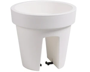 Doniczka na poręcz 25 cm biała Lofly Railing