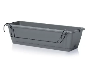 Skrzynka na kwiaty 59 cm szara Respana Easycare