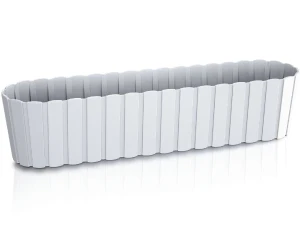 Doniczka podłużna 59 cm biała Prosperplast Boardee Basic