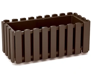 Doniczka prostokątna 38 cm brązowa Boardee Fencycase
