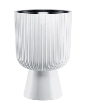 Donica okrągła biała 39 cm Form-Plastic Keli Mika