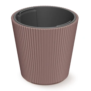 Donica Prosperplast Milly 24 cm Marsala z wkładem