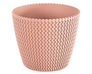 Doniczka okrągła różowa 13 cm Prosperplast Splofy