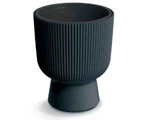 Donica wysoka Prosperplast Milly 39 cm antracyt z wkładem