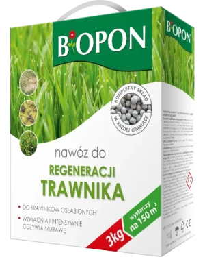 Nawóz Bopon do regeneracji trawnika Granulat 3 kg