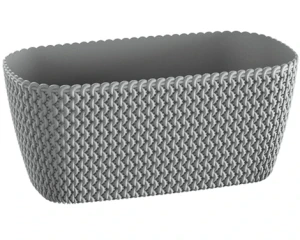 Doniczka długa Prosperplast szara 30 cm Splofy Case