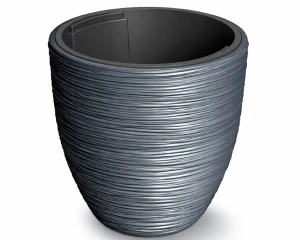 Doniczka okrągła 30cm Furu Antracyt - Prosperplast