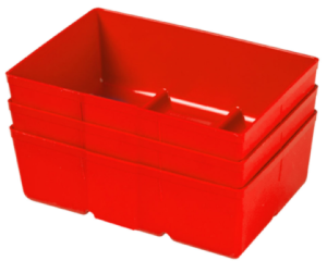 Zestaw 3 małych pojemników magazynowych CombiBox 4