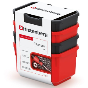 Zestaw 4 kuwet magazynowych Kistenberg Titan Box