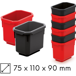 Zestaw 6 kuwet magazynowych Kistenberg Titan Box