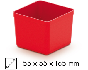 Zestaw 7 mini kuwet drobnicowych czerwonych Kistenberg Unite Box