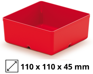 Zestaw 4 kuwet czerwonych Kistenberg Unite Box