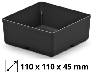 Zestaw 4 kuwet czarnych Kistenberg Unite Box