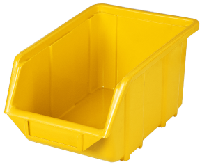 Kuweta warsztatowa średnia 155x240x125mm żółta Ecobox