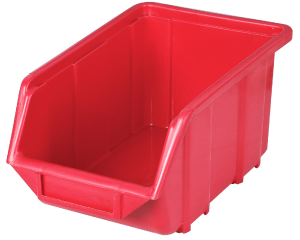 Kuweta warsztatowa średnia 155x240x125mm czerwona Ecobox