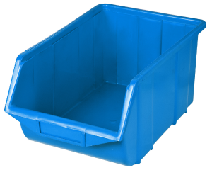 Kuweta warsztatowa duża 220x350x165mm niebieska Ecobox