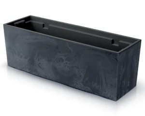 Donica prostokątna antracyt 39,5 cm Prosperplast Urbi Beton Effect