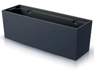 Doniczka balkonowa 58 cm antracyt Urbi Case W