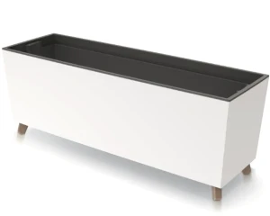 Donica na nóżkach biała 77 cm Prosperplast Urbi Case N