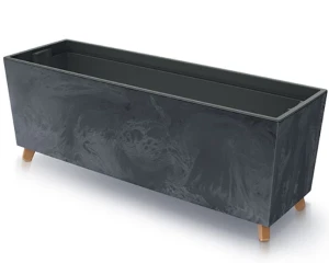 Donica na nóżkach antracyt 77 cm Urbi Case Beton Effect