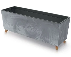 Donica na nóżkach marengo 77 cm Prosperplast Urbi Case Beton Effect