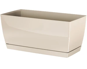 Doniczka prostokątna kremowa 29 cm Prosperplast Coubi Case P