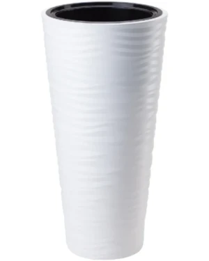 Donica wysoka 68,5 cm biała Form-Plastic Sahara Dunes Slim