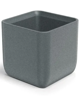 Doniczka kwadratowa szara 40 cm Molta Square Ethick