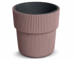 Donica okrągła Prosperplast Milly 30 cm z wkładem - Marsala DBMIR300