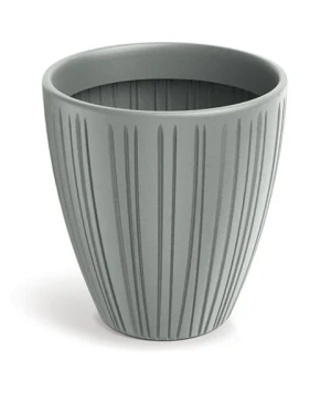 Donica tarasowa szary beton 40 cm Fero Round Midl