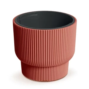 Donica okrągła Prosperplast Milly 30cm z wkładem - Miedziana DBMLR300