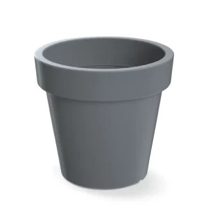 Doniczka okrągła Prosperplast Lofly 20 cm - Szara DLOF200