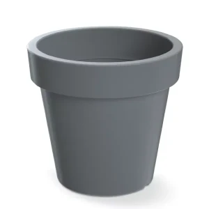Doniczka okrągła Prosperplast Lofly 30 cm - Szara DLOF300