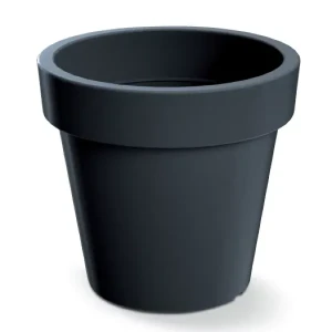 Donica okrągła Prosperplast Lofly 48 cm - Antracyt DLOF500