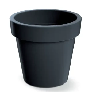 Donica okrągła Prosperplast Lofly 39 cm Antracyt DLOF400