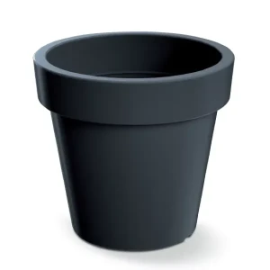 Doniczka okrągła Prosperplast Lofly 30 cm - Antracyt DLOF300