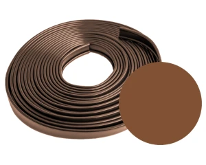 Profil poręczowy PVC brązowy 35x8 mm 20 m