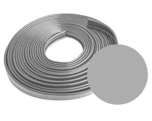 Profil poręczowy PVC szary 40x6 mm 20 m