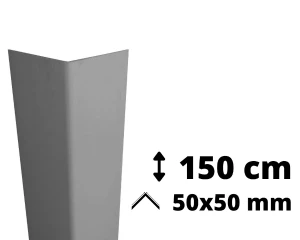 Profil narożny PVC AcroMat 150 cm 50x50 mm
