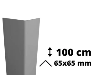 Nakładka na narożnik PVC AcroMat 100 cm 65x65 mm