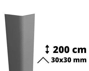 Narożnik ochronny PVC AcroMat 200 cm 30x30 mm
