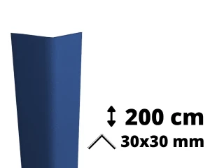 Profil ochronny PVC AcroMat 200 cm 30x30 mm granatowy